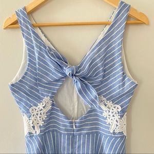 DRESS Mi ami Striped Summer Dress